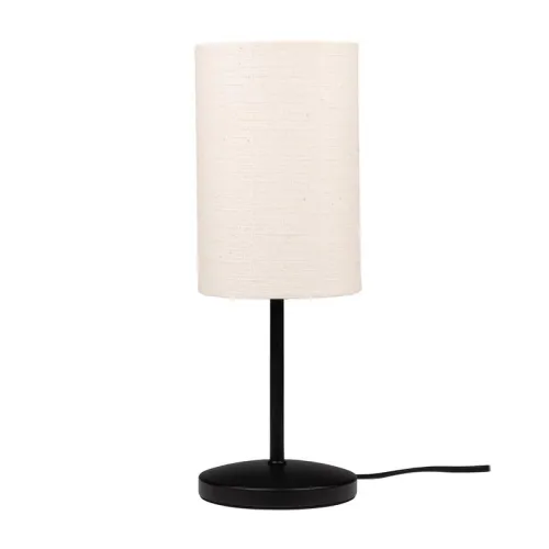 Светильник настольный JH3-01-iv E14 IP20 110х110х310мм метал.; ткань; PVC-пластик беж. JazzWay 5062351