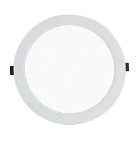 Светильник светодиодный PLED DL6 WH Downlight 24Вт 4000К IP40 ДВО встраив. Pro JazzWay 5036383