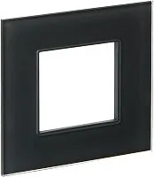 Рамка 1-м SKANDY SK-F21G стекло графит IEK SK-M12-G-K53