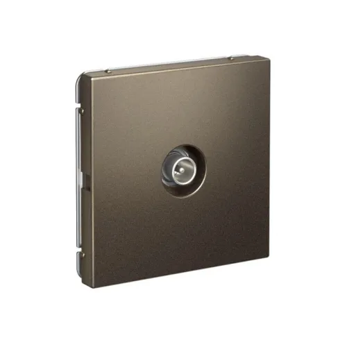 Розетка телевизионная оконечная TV ArtGallery 1дБ механизм мокко SE GAL000691 фото 2