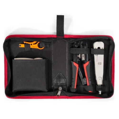 Набор для работ с сетевым кабелем LAN-4 КВТ 85935 фото 7