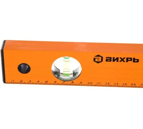 Уровень алюминиевый 600мм фрезерованный 3 глазка Вихрь 73/11/4/2 фото 2