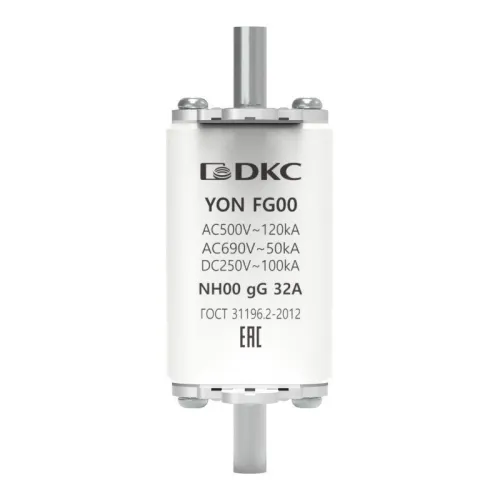 Предохранитель YON ножевого типа FG00 с одинарной индикацией 32А DKC 1FG00-0032 фото 2