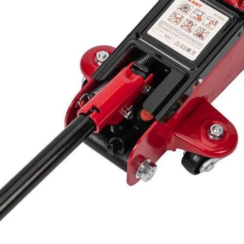 Домкрат гидравлический подкатной 2т в кейсе Rexant 80-0604 фото 2