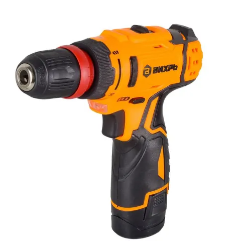 Дрель-шуруповерт аккумуляторная ДА-12Л-2КC (2.0А.ч) (съемный патрон) Вихрь 72/14/33 фото 9