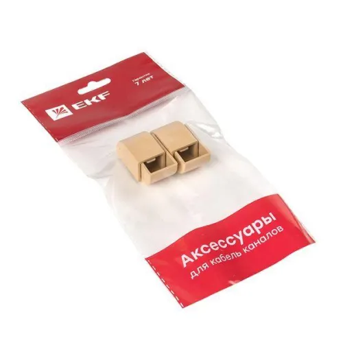 Заглушка 16х16 под свет. дерево Plast PROxima (уп.4шт) EKF ecl-16-16x4 фото 3