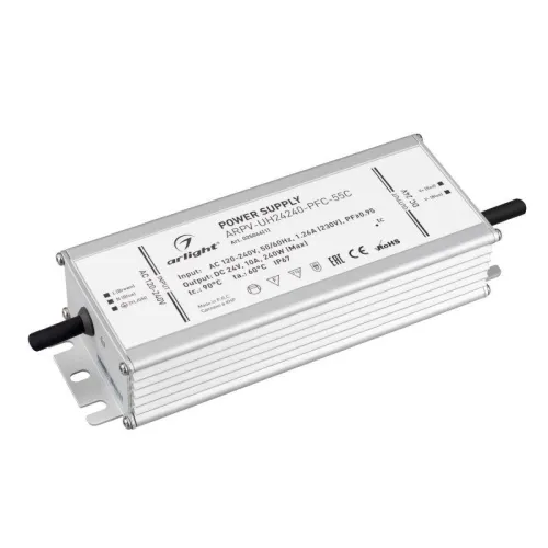 Блок питания ARPV-UH24240-PFC-55C 24В 10.0А 240Вт IP67 металл Arlight 025046(1)