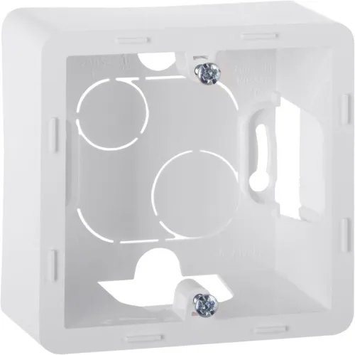 Коробка 1-м ОП Inspiria бел. IEK 673980