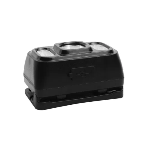 Фонарь аккумуляторный налобный 3.7В XPE+2 x COB 3Вт 5 режимов Type-C бокс LED53417 черн. Camelion 15747 фото 4