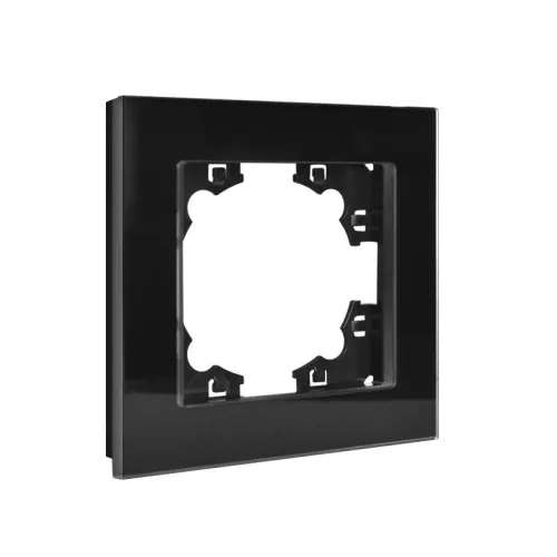 Рамка 1-м Афина стеклянная графит UNIVersal 2254 фото 2