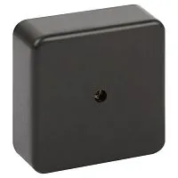 Коробка распаячная 75х75х28мм без клеммы IP40 черн. BS-B-75-75-28 Эра Б0061809