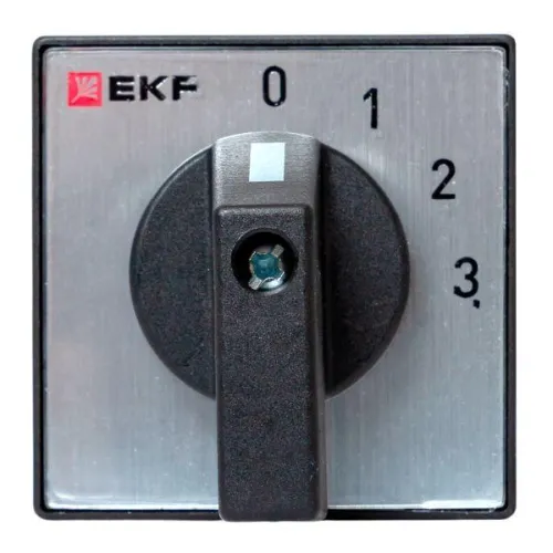 Переключатель кулачковый ПК-1-101 1п 10А "0-1-2-3" IP65 EKF pk-1-101-10-65 фото 3