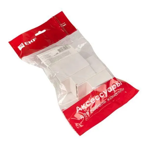 Угол внутренний 40х40 бел. Plast PROxima (уп.4шт) EKF ibw-40-40x4 фото 2