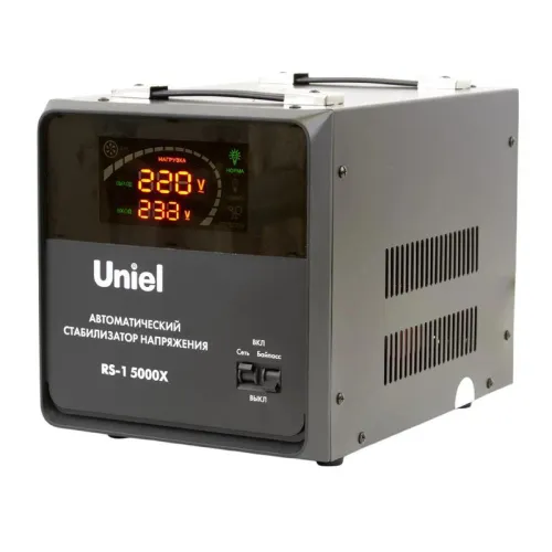 Стабилизатор напряжения RS-1 5000X 5000В.А 1ф релейный напольн. TM Uniel UL-00012858 фото 3