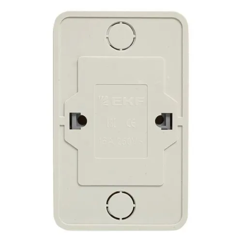 Розетка 2-м ОП Рим 10А IP20 без заземл. бел. EKF ENR10-102-10 фото 7