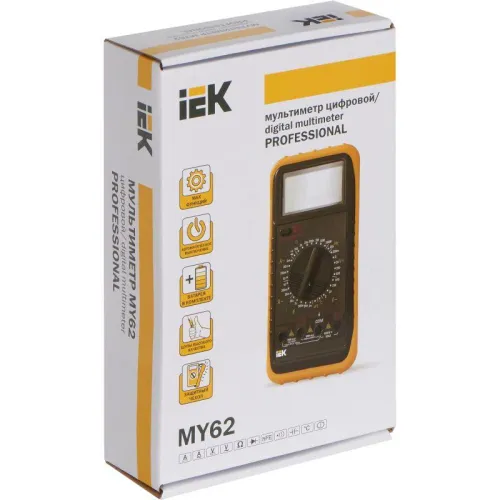 Мультиметр цифровой Professional MY62I IEK TMD-5S-062 фото 8