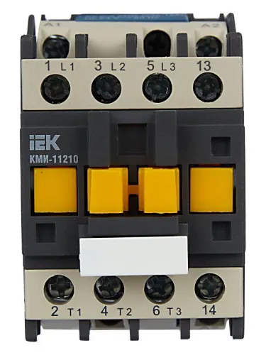 Контактор КМИ-11210 12А 24В/АС3 1НО KARAT IEK KKM11-012-024-10 фото 4