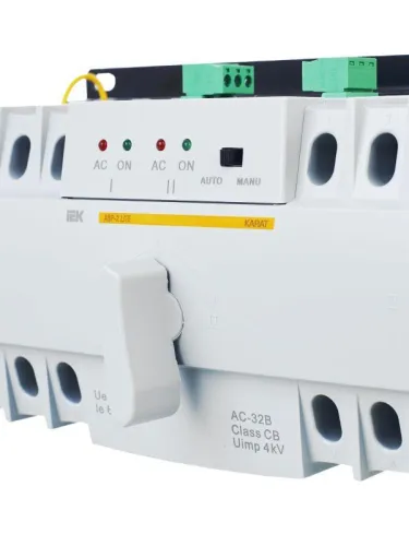 Устройство автоматического ввода резерва АВР 63А KARAT АВР-2 LITE модульное IEK MAT20-063 фото 9