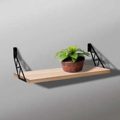 Кронштейн в стиле лофт для крепления полок настенный черн. Rexant 38-0680 фото 3