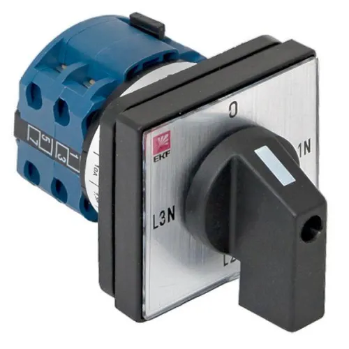 Переключатель кулачковый ПК-1-84 4п 10А для вольтметра (для фазного напряжения) PROxima EKF pk-1-84-10 фото 8