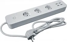 Удлинитель 3х1.5м с заземл. 16А 14 557 Smart Home NSH-PE-01 4хUSB с управлением по WI-FI бел. NAVIGATOR 14557
