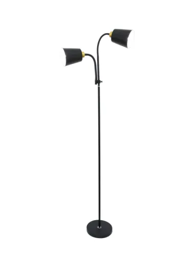 Светильник Ultraflash UF-404 C02 Е27 торшер напольн. черн. Ultraflash 15728