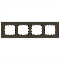 Рамка 4-м G-Glass стекло каперсовый Jasmart G1004GT