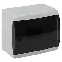 Корпус навесной ЩРН-П-6 ЭРА COMFORT IP41 прозр. крышка пластик. бел. ЭРА Б0067468