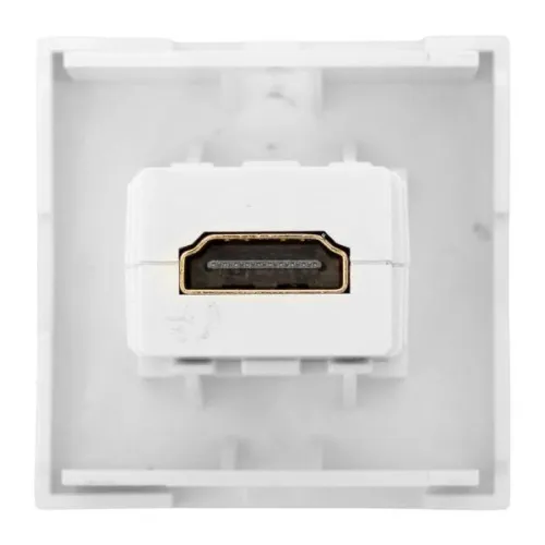 Розетка HDMI 1-м СП 2мод. без индикатора бел. EKF E2MR-21HDMI-10 фото 3