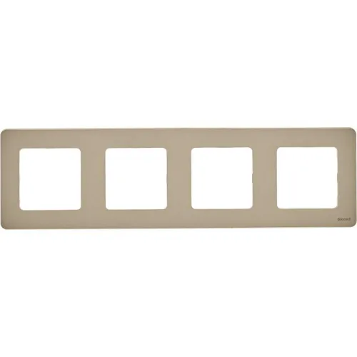 Рамка 4-м Inspiria шампань IEK 673968 фото 2