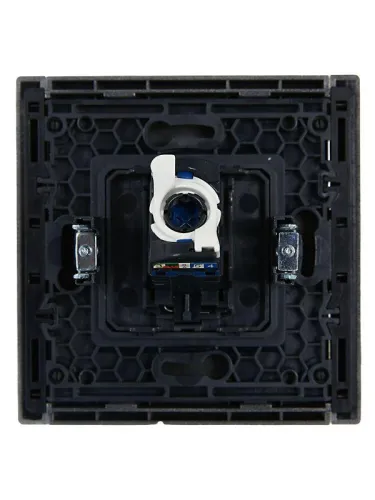 Розетка компьютерная RJ45 кат.6 FORTE&PIANO FP531 сталь IEK FP-K10-2-K46 фото 3