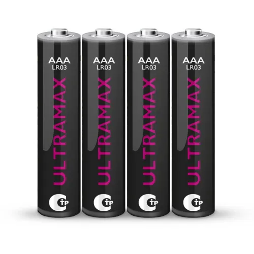 Элемент питания алкалиновый AAA/LR03 1.5В ULTRAMAX LR03UM-B4 BL-4 (уп.4шт) ФАZА 5043084 фото 2