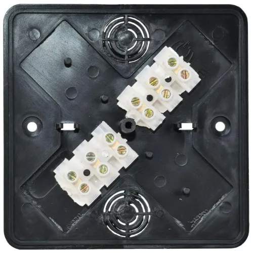 Коробка распаячная ОП 100х100х29 (6 клемм 6кв.мм) черн. IEK UKO10-100-100-029-K02 фото 4