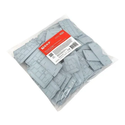 Заглушка для 6 Push-in 3 вывода сер. EKF EP-PIT-6-3 фото 4