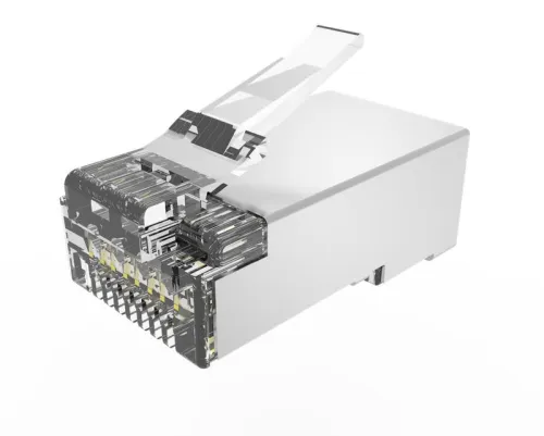 Коннектор RJ-45(8P8C) кат.6 экранир. универс. (уп.100шт) TOKOV ELECTRIC TKE-CNR-623-STP