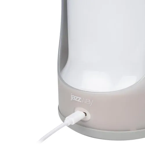 Фонарь светодиодный аккумуляторный кемпинговый Accu5-L60-gy 60SMDх0.5Вт 220/350/650лм 8000-9000К IP20 (Li-ion аккумулятор 3.7В 18650 3600мА.ч) диммер сер. JazzWay 5058323 фото 5