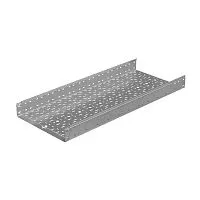 Лоток листовой перфорированный 500х100 L6000 сталь 1.5мм "Быстрый монтаж ПЛЮС" LPplus100-500-1.5-6000 КМ PL12151