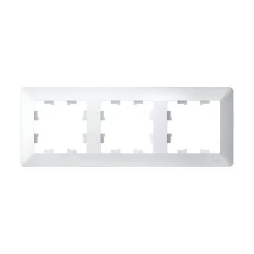 Рамка 3-м AtlasDesign Air бел./дым. бел. SE ATN220103 фото 2