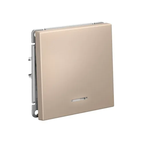 Выключатель 1-кл. ArtGallery (сх. 1а) 10AX с подсветкой механизм песочн. SE GAL001213 фото 2