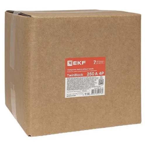 Рубильник 4п 250А реверсивный без рукоятки управления TwinBlock EKF tb-s-250-4p-rev фото 4
