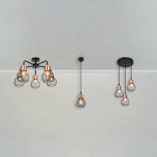 Светильник Agata 60Вт E27х5 IP20 потолочн. Freya FR4011CL-05BBS фото 10