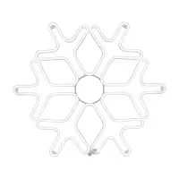 Фигура светодиодная "Снежинка" 60х60см LED син. 42Вт IP65 гибкий неон Neon-Night 501-343