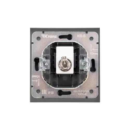 Розетка СП STRONG MIELE TV графит Kranz KR-78-0723-6 фото 3