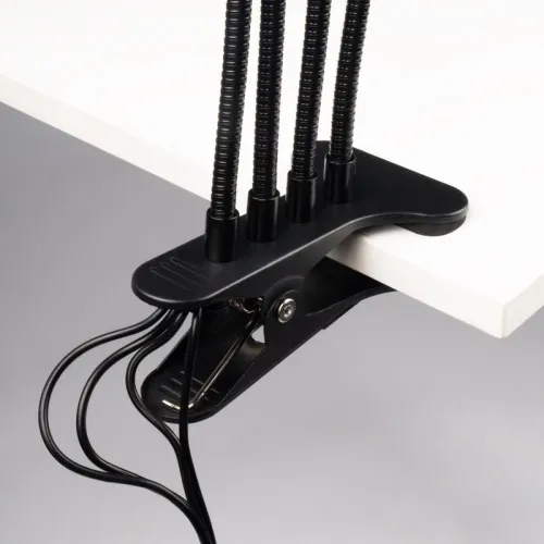 Светильник светодиодный «КРИСТАЛЛ» CTL2-USB-bl Agro для растений спектр 4 плафона по 10Вт на прищепке пульт на шнуре IP40 красн./син. ФАZА 5068810 фото 4