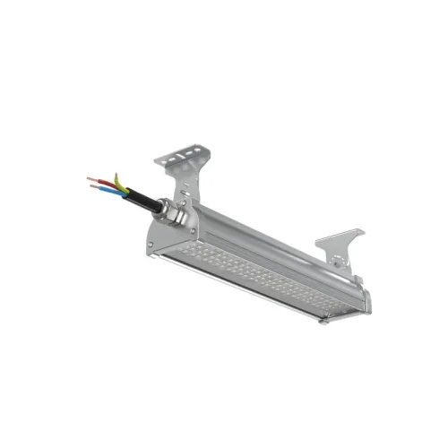 Светильник светодиодный ДСП WP 24 C 30W VW 840 L400 SI CL 400х220х190мм 30Вт 4000К IP66 пылевлагозащ. Русский Свет 27072423905