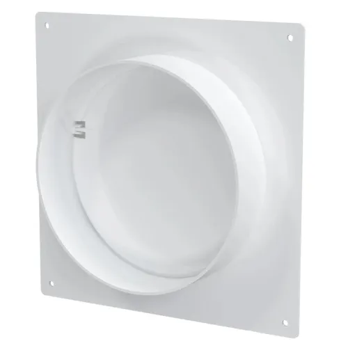 Площадка торцевая SKNPO фланец d125 соединитель обр.клапан 165х150 пластик ERA 12.5SKNPO фото 3