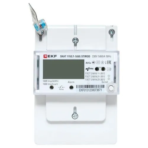 Счетчик SKAT 115E/1-5(60) STIROD 1ф 2т МСК+0 EKF 11503R фото 8
