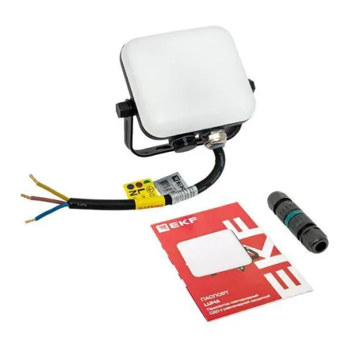 Прожектор светодиодный СДО-4001 10Вт 4000К IP65 с равномерной засветкой LUMA EKF FLL-4001-10-4000 фото 9