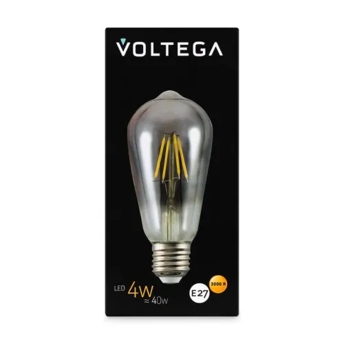 Лампа светодиодная Loft Led ST64 4Вт 3000К E27 Voltega 8512 фото 2