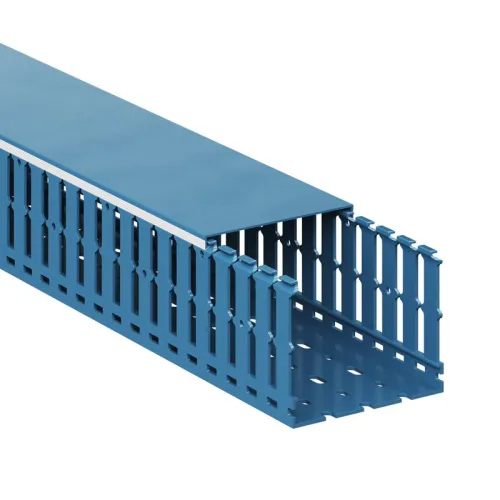 Кабель-канал перфорированный 100х80 L2000 RL12 син. DKC 01173RL фото 3